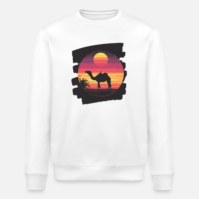 Kamel - Stanley/Stella Unisex Bio-Sweatshirt ROLLER - Weiß