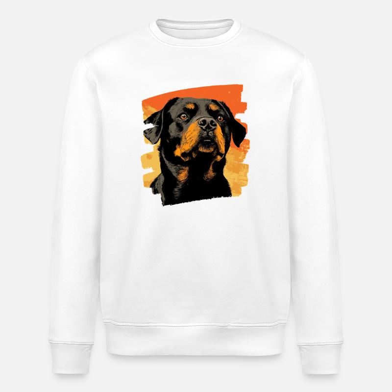 Rottweiler - Sweat bio ROLLER Stanley/Stella Unisexe - blanc