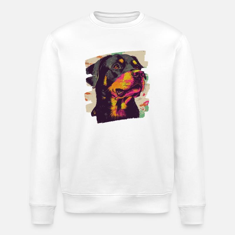 Rottweiler - Stanley/Stella Unisex Bio-Sweatshirt ROLLER - Weiß