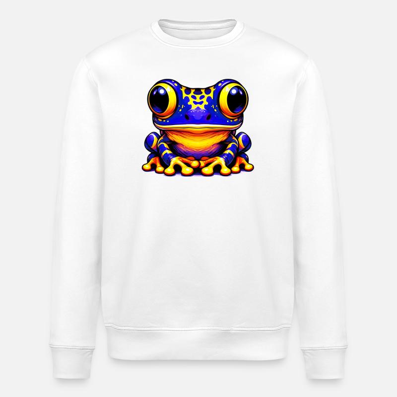 Grenouille - Sweat bio ROLLER Stanley/Stella Unisexe - blanc