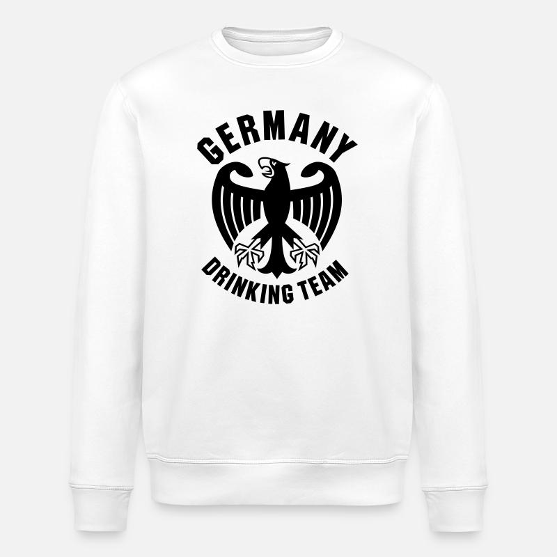 Germany Drinking Team - Stanley/Stella Unisex Bio-Sweatshirt ROLLER - Weiß