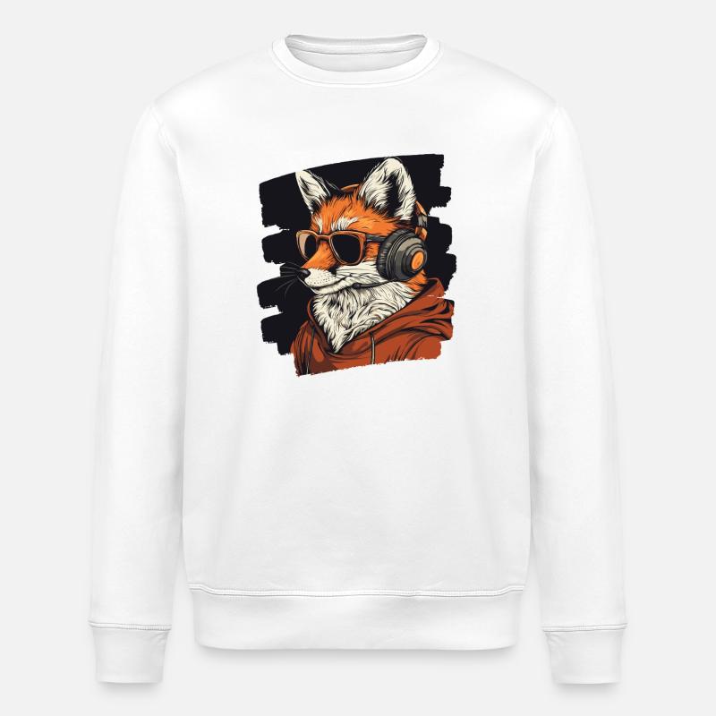 Casque Fox - Sweat bio ROLLER Stanley/Stella Unisexe - blanc