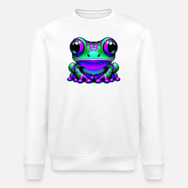 Grenouille - Sweat bio ROLLER Stanley/Stella Unisexe - blanc