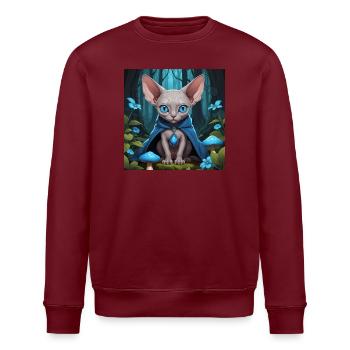 Goblin Sphynx - Stanley/Stella ROLLER Unisex Organic Sweatshirt - white - Front - Nik (191cm)