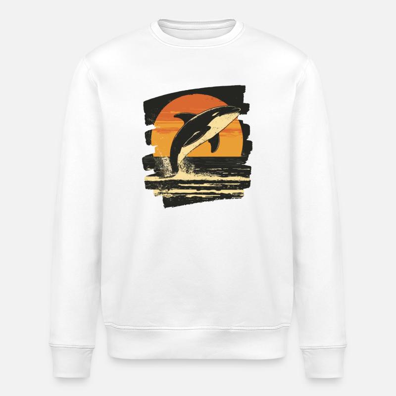 Orca - Stanley/Stella Unisex Bio-Sweatshirt ROLLER - Weiß