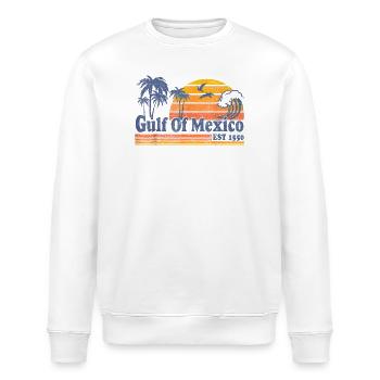 Golfe du Mexique - Sweat bio ROLLER Stanley/Stella Unisexe - blanc - Devant - Nik (191cm)