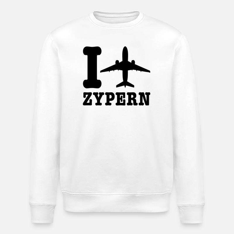 Zypern Urlaub - Stanley/Stella Unisex Bio-Sweatshirt ROLLER - Weiß