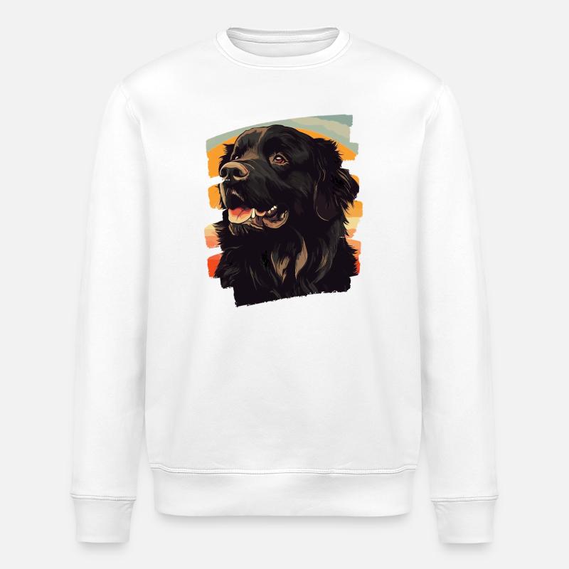 Neufundländer - Stanley/Stella Unisex Bio-Sweatshirt ROLLER - Weiß
