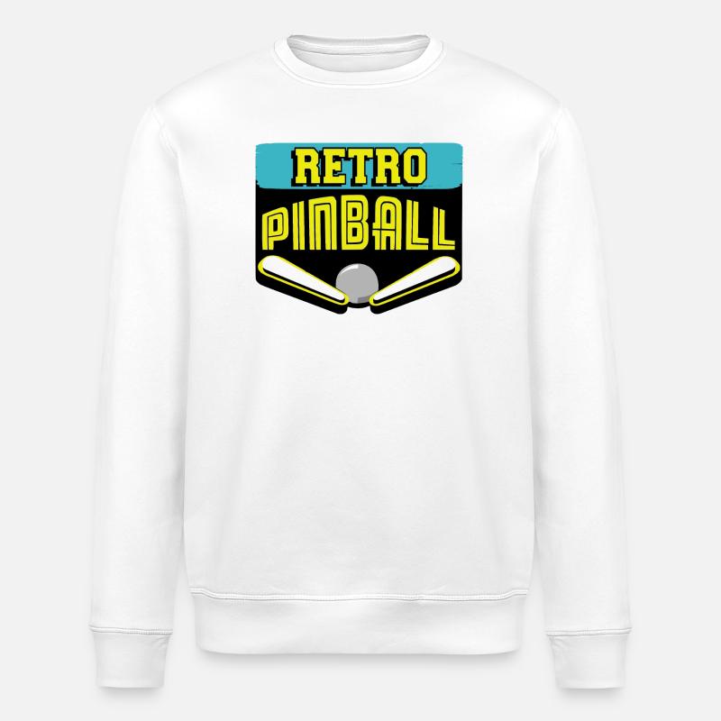 Retro-Flipper - Stanley/Stella Unisex Bio-Sweatshirt ROLLER - Weiß