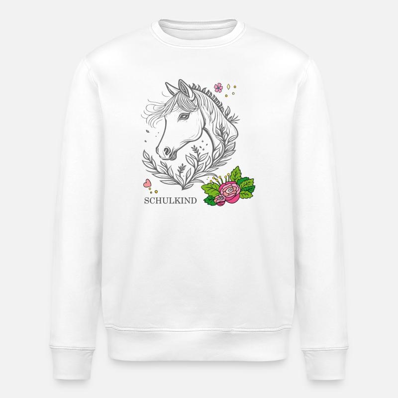 Écolier - Sweat bio ROLLER Stanley/Stella Unisexe - blanc