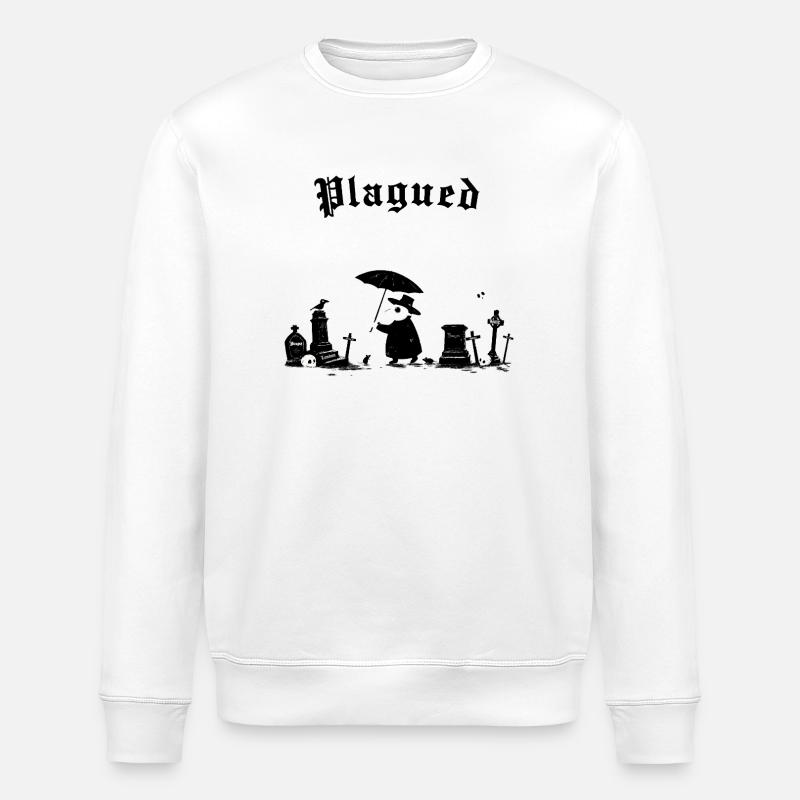 Plagued with problems - Stanley/Stella Unisex Bio-Sweatshirt ROLLER - Weiß