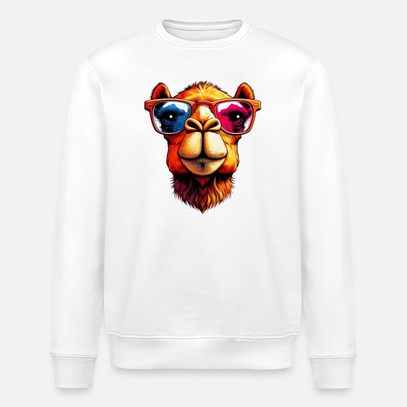 Kamel - Stanley/Stella Unisex Bio-Sweatshirt ROLLER - Weiß
