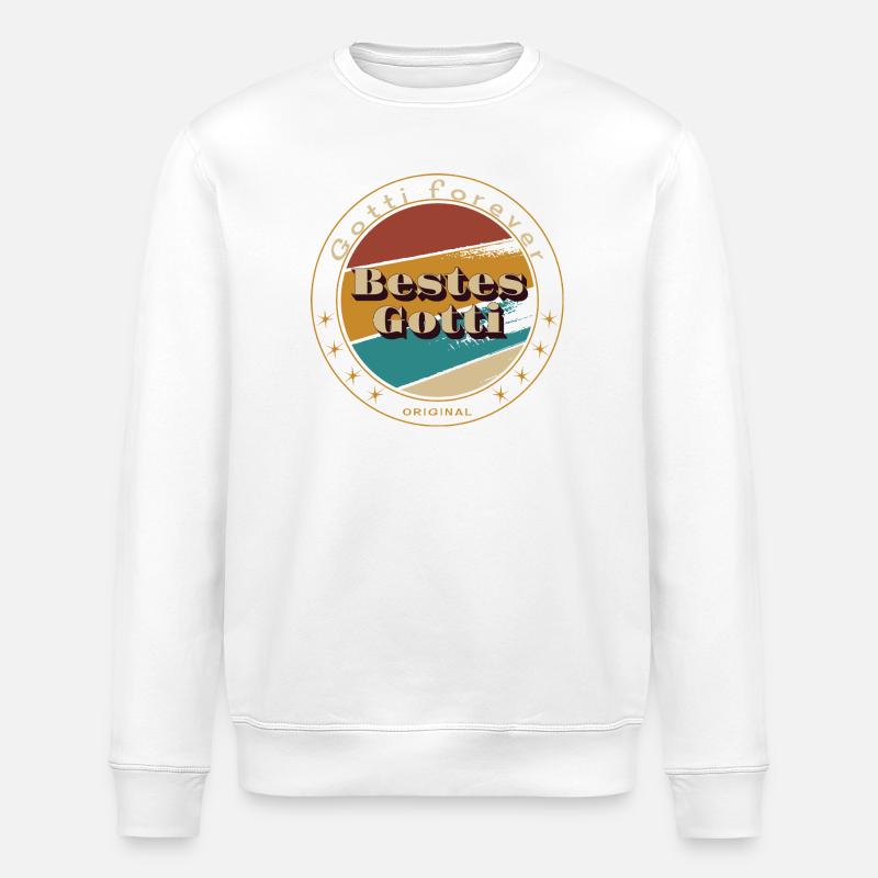 Le meilleur Gotti - Sweat bio ROLLER Stanley/Stella Unisexe - blanc