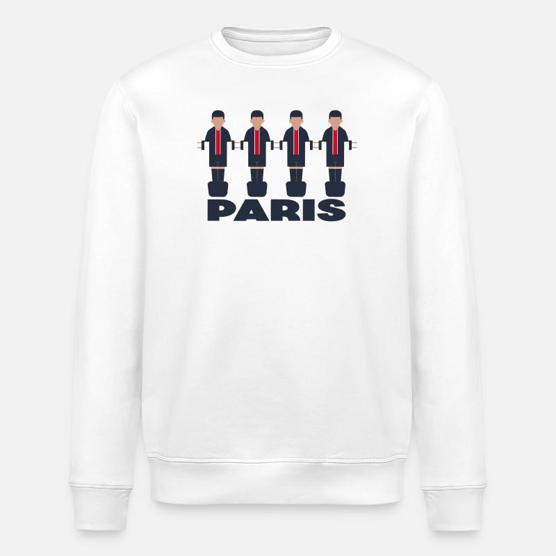 Paris - Stanley/Stella Unisex Bio-Sweatshirt ROLLER - Weiß