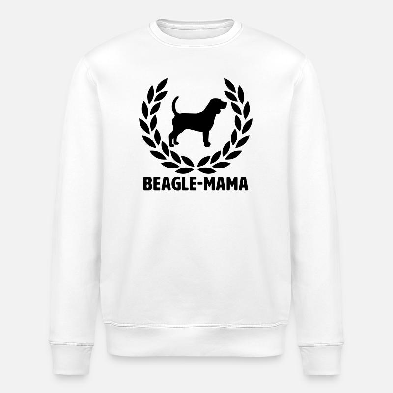 Maman Beagle - Sweat bio ROLLER Stanley/Stella Unisexe - blanc