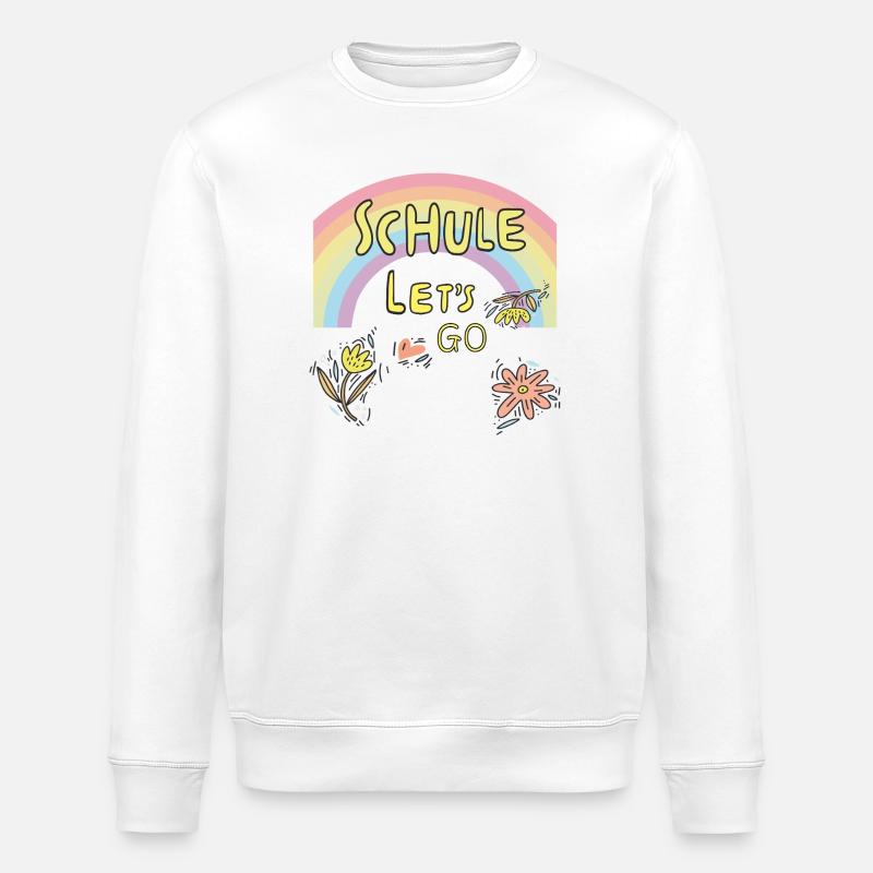 Inscription à l’école - Sweat bio ROLLER Stanley/Stella Unisexe - blanc