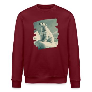 Eisbär - Stanley/Stella Unisex Bio-Sweatshirt ROLLER - Weiß - Vorne - Nik (191cm)
