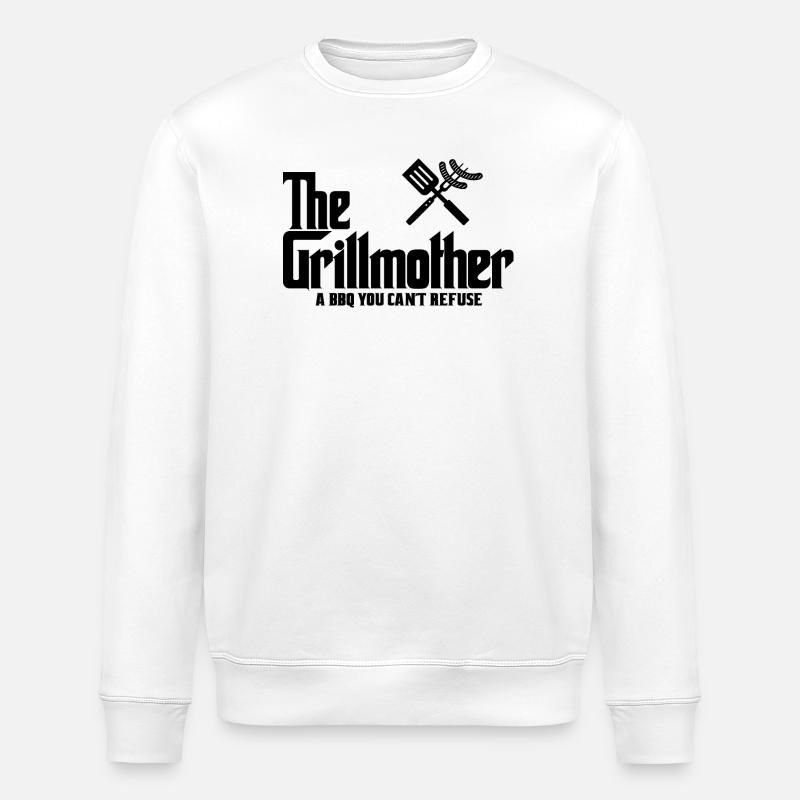 Die Grillmutter - Stanley/Stella Unisex Bio-Sweatshirt ROLLER - Weiß