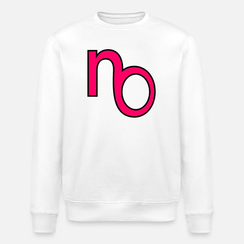 ANTWORT KEINE KOMMUNIKATION - Stanley/Stella Unisex Bio-Sweatshirt ROLLER - Weiß
