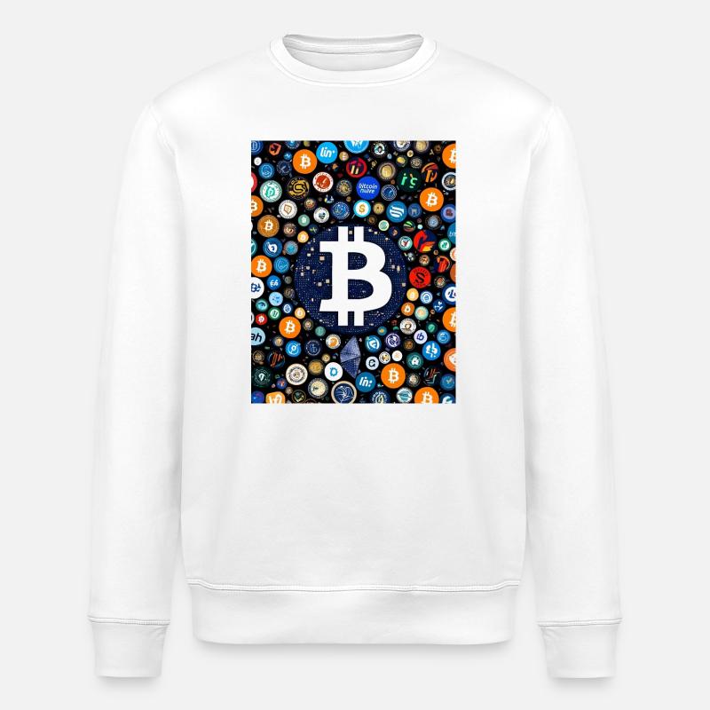 JensJensen - Stanley/Stella Unisex Bio-Sweatshirt ROLLER - Weiß