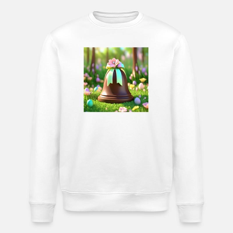 Easter, Happy Easter, Happy Easter - Stanley/Stella ROLLER Unisex Organic Sweatshirt - white