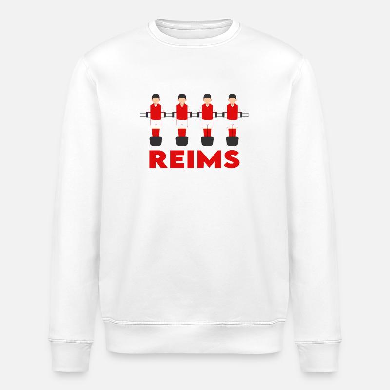 Reims - Sweat bio ROLLER Stanley/Stella Unisexe - blanc