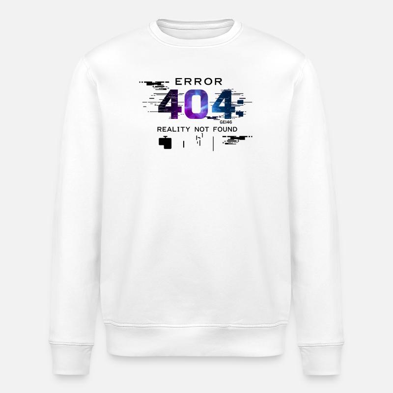 Error: Realität nicht gefunden - Stanley/Stella Unisex Bio-Sweatshirt ROLLER - Weiß