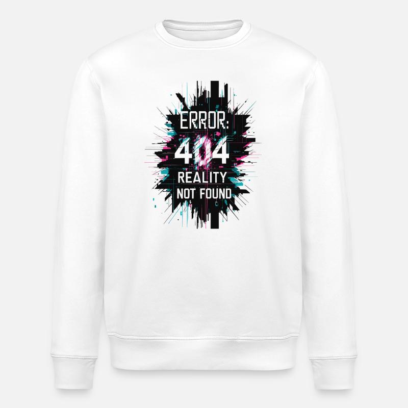Error: Reality not found - Stanley/Stella ROLLER Unisex Organic Sweatshirt - white