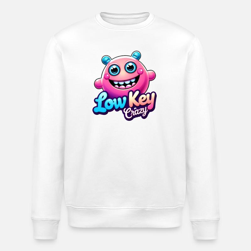 Fou discret - Sweat bio ROLLER Stanley/Stella Unisexe - blanc