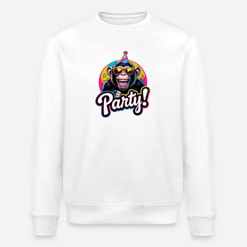 Party - Stanley/Stella Unisex Bio-Sweatshirt ROLLER - Weiß