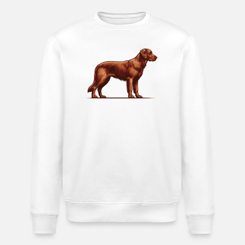 Chesapeake Bay Retriever - Stanley/Stella Unisex Bio-Sweatshirt ROLLER - Weiß