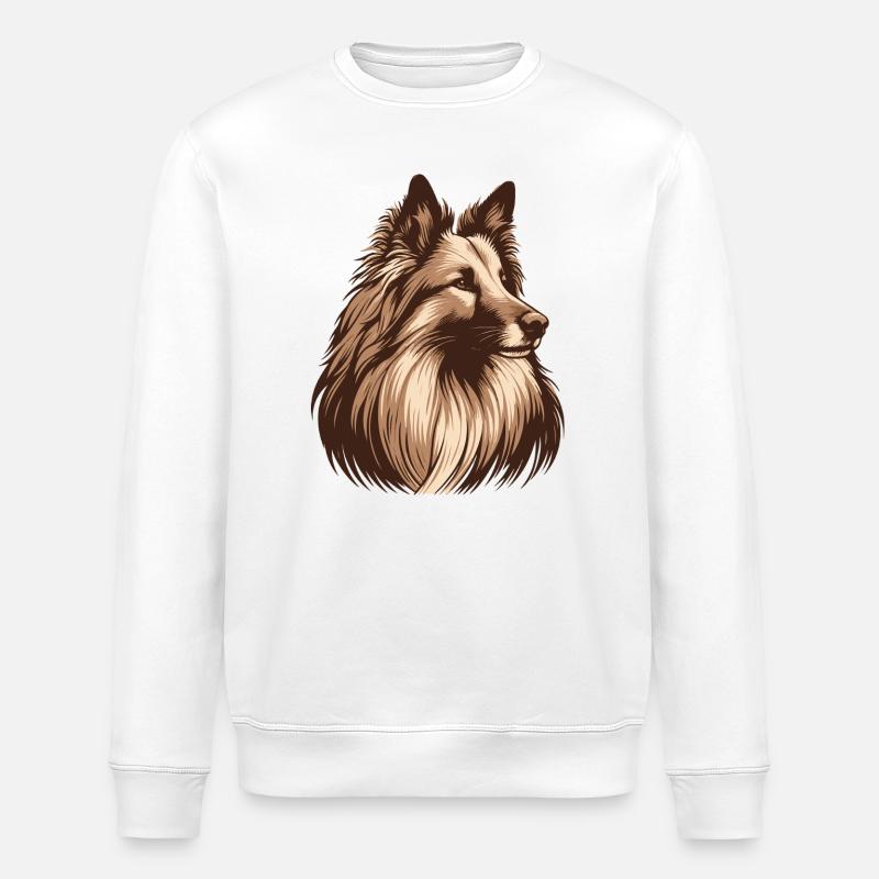 Groenendael - Stanley/Stella Unisex Bio-Sweatshirt ROLLER - Weiß