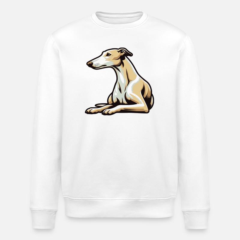 Greyhound - Stanley/Stella ROLLER Unisex Organic Sweatshirt - white