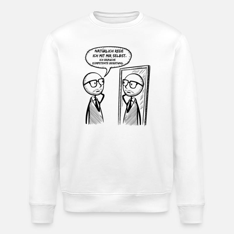 Selbstgespräche - Stanley/Stella Unisex Bio-Sweatshirt ROLLER - Weiß