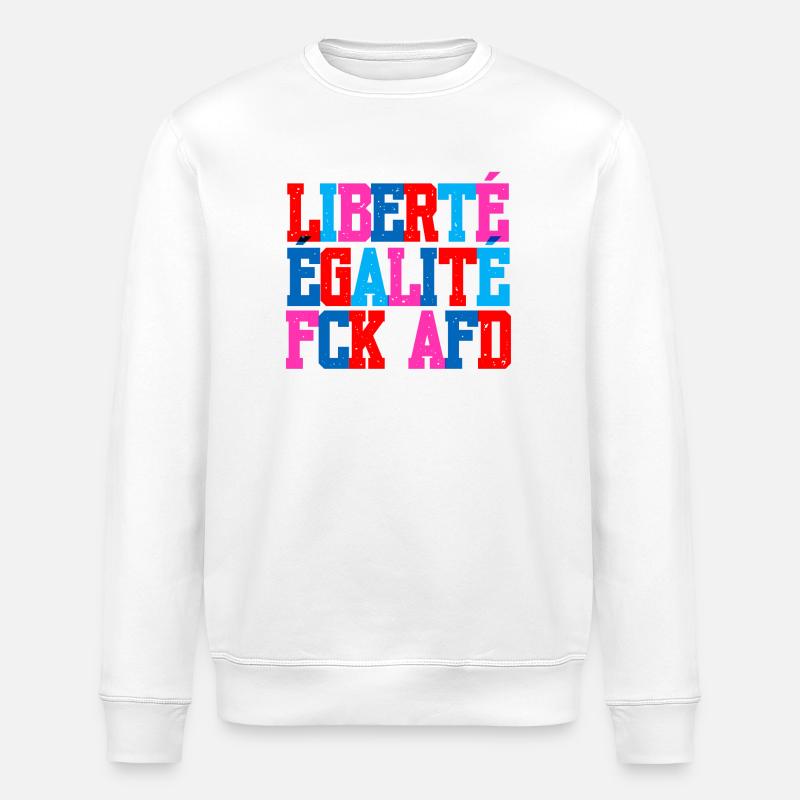Je suis tellement libre - Sweat bio ROLLER Stanley/Stella Unisexe - blanc