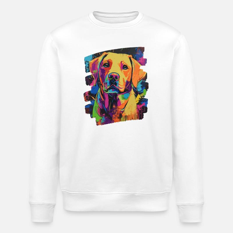 Labrador - Sweat bio ROLLER Stanley/Stella Unisexe - blanc
