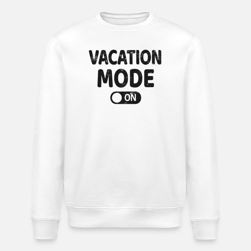 Urlaub Reise - Stanley/Stella Unisex Bio-Sweatshirt ROLLER - Weiß
