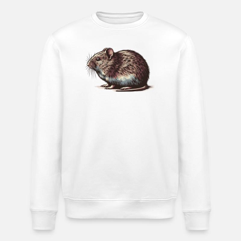 Vole - Stanley/Stella ROLLER Unisex Organic Sweatshirt - white