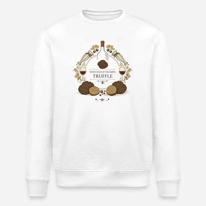 Festival de la truffe italienne - Sweat bio ROLLER Stanley/Stella Unisexe - blanc