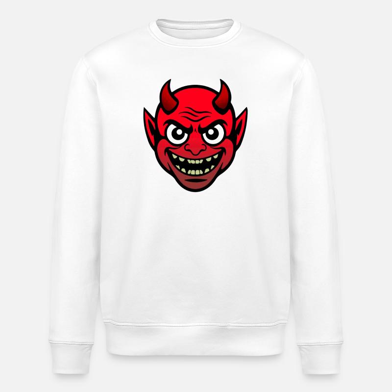 Teufel - Stanley/Stella Unisex Bio-Sweatshirt ROLLER - Weiß