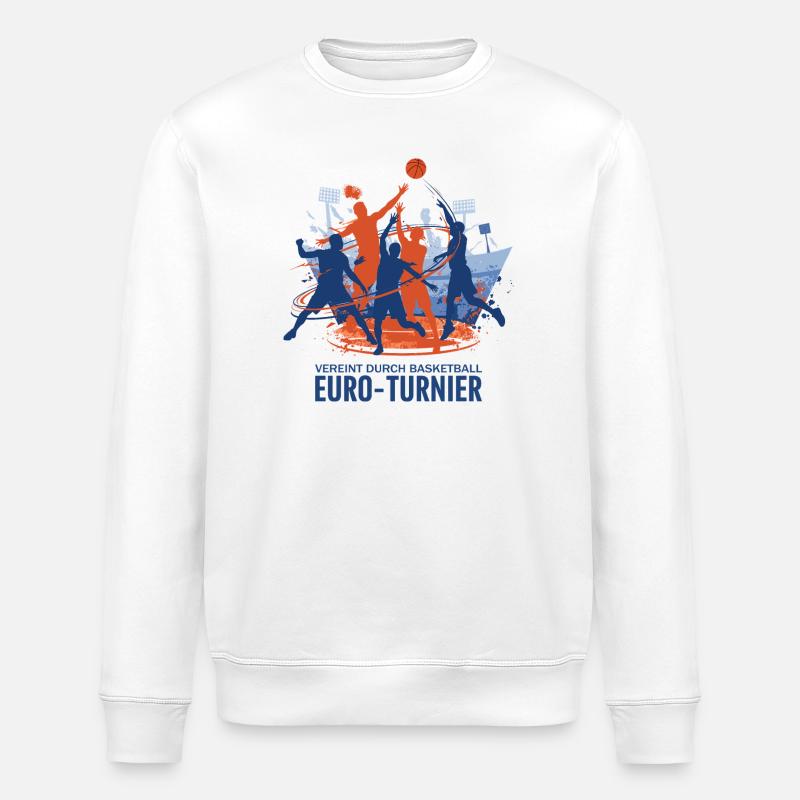 Tournoi de basket-ball - Sweat bio ROLLER Stanley/Stella Unisexe - blanc