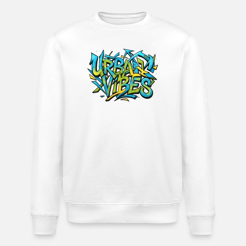 Urban Vibes - Stanley/Stella Unisex Bio-Sweatshirt ROLLER - Weiß