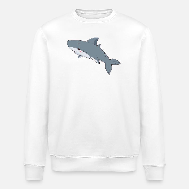 Requin - Sweat bio ROLLER Stanley/Stella Unisexe - blanc
