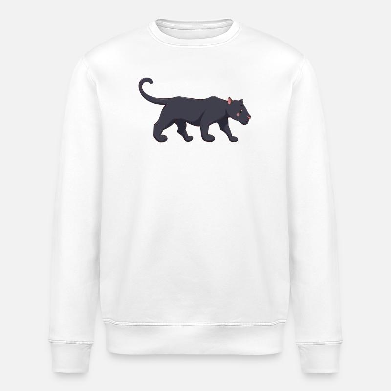 Panther - Stanley/Stella Unisex Bio-Sweatshirt ROLLER - Weiß