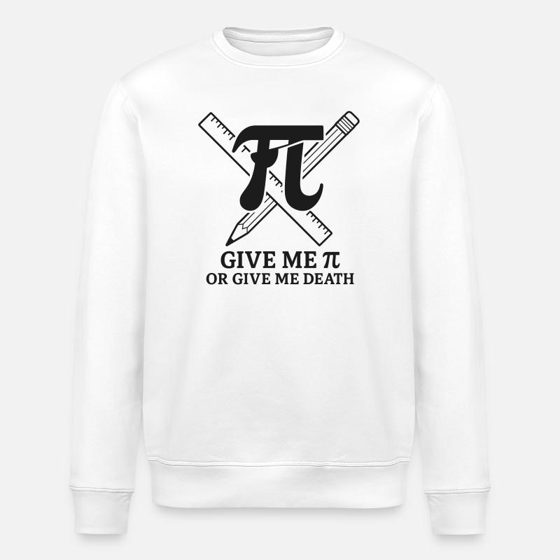 Donnez-moi Pi - Sweat bio ROLLER Stanley/Stella Unisexe - blanc