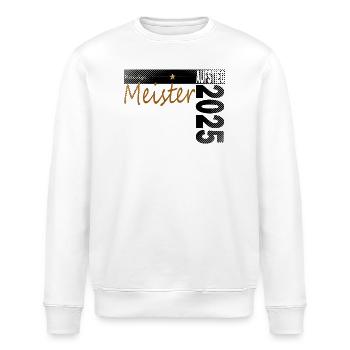 Kreisliga Meister Shirt Aufsteiger 2025 - Stanley/Stella Unisex Bio-Sweatshirt ROLLER - Weiß - Vorne - Nik (191cm)