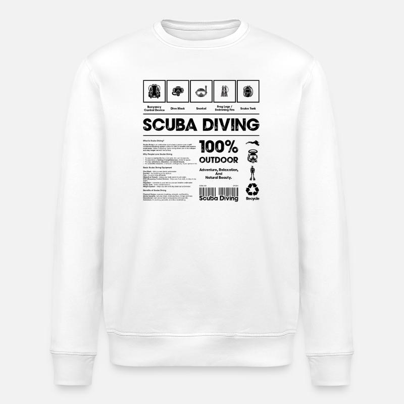 Tauchen - Stanley/Stella Unisex Bio-Sweatshirt ROLLER - Weiß