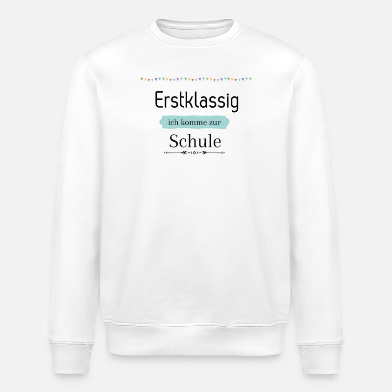 Einschulung - Stanley/Stella Unisex Bio-Sweatshirt ROLLER - Weiß