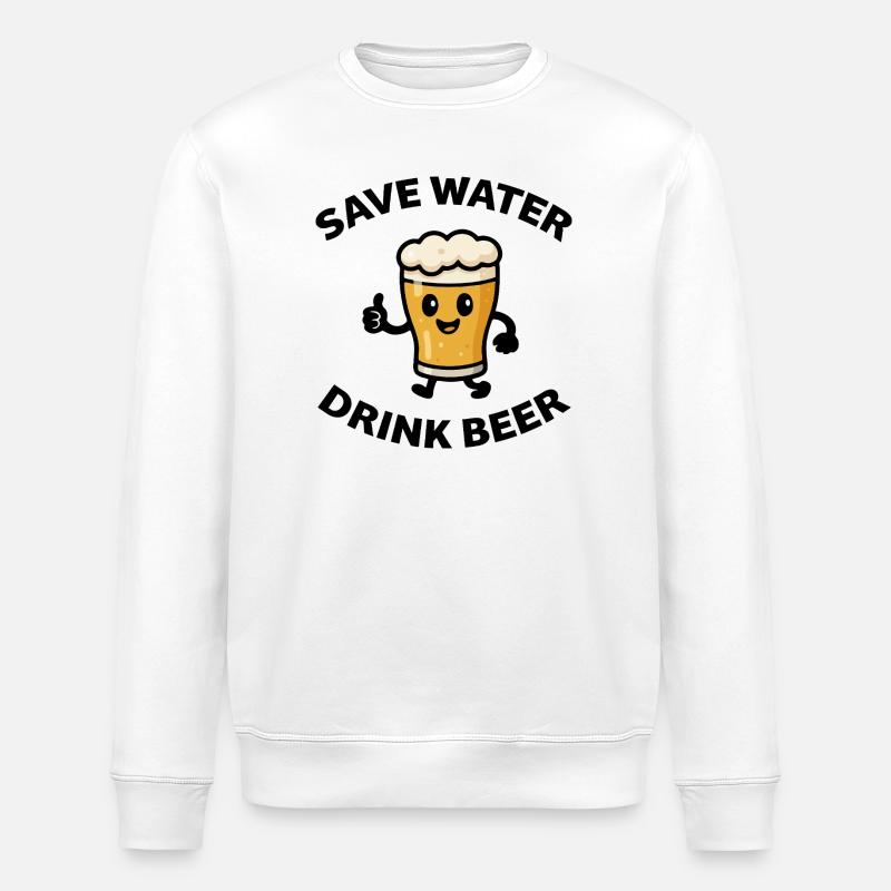 Wasservektor speichern - Stanley/Stella Unisex Bio-Sweatshirt ROLLER - Weiß