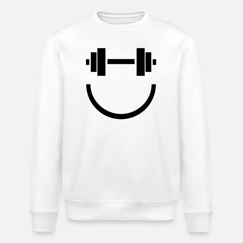 Gains de sourire - Sweat bio ROLLER Stanley/Stella Unisexe - blanc